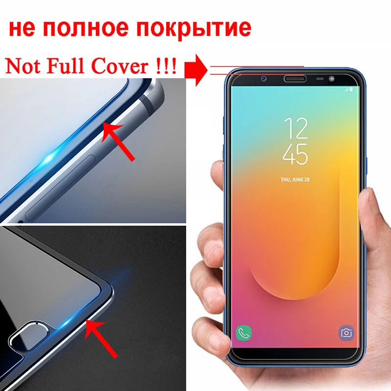 2.5D Закаленное стекло для samsung A50 S10E J7 J8 J6 J4 2018 Защитное прозрачное экрана plus |