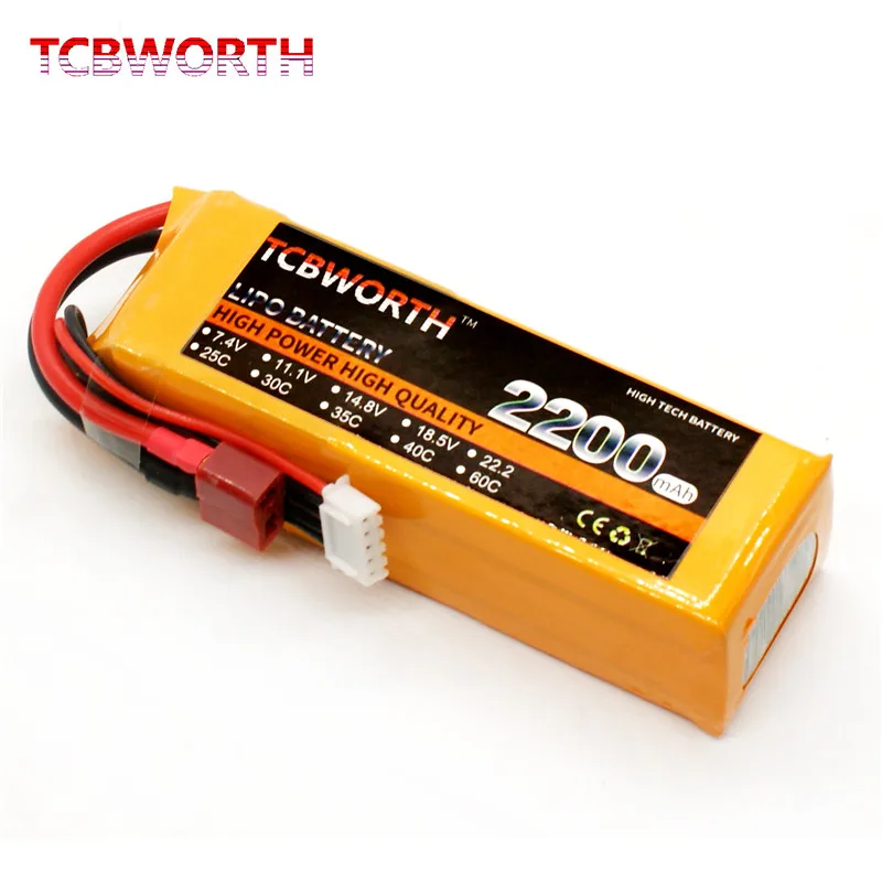 RC LiPo батарея 5S 18 5 V 2200mAh 60C батареи для вертолета самолета квадрокоптера дрона
