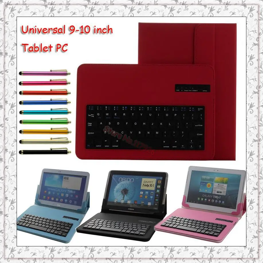 Luxury Colorful Universal Detachable Bluetooth ABS Keyboard With Leather Case Stand For iPad 1st Generation 2/3/4 5 Air | Компьютеры и