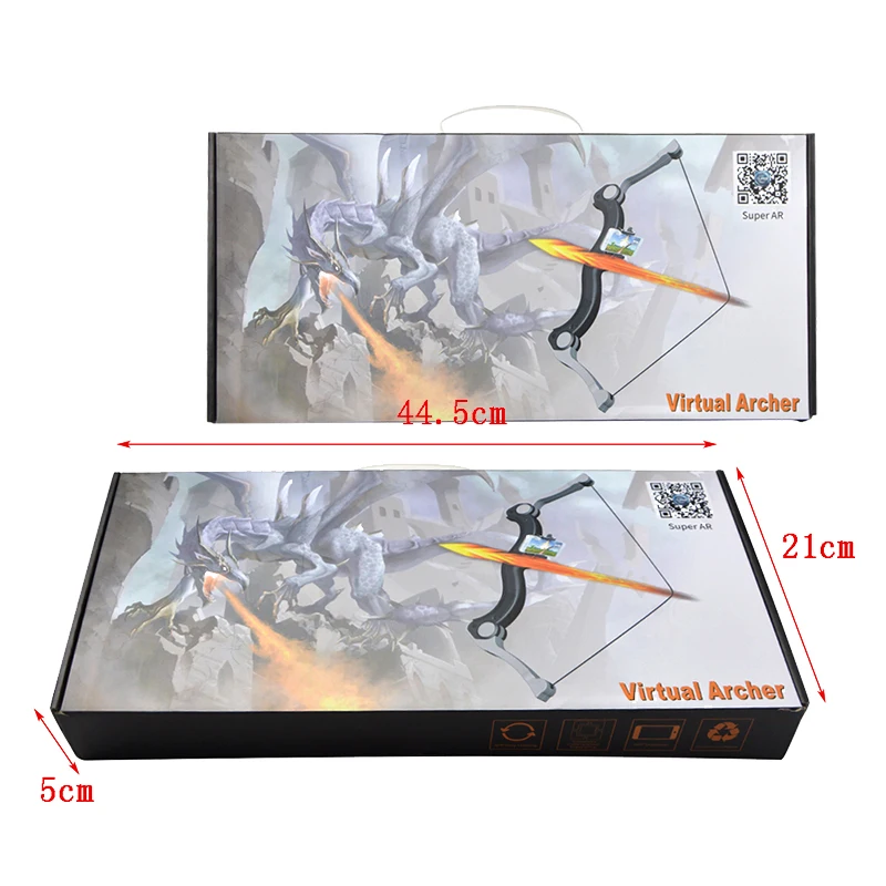 1 комплект для стрельбы из лука AR умный лук и стрелы Bluetooth виртуальная игра