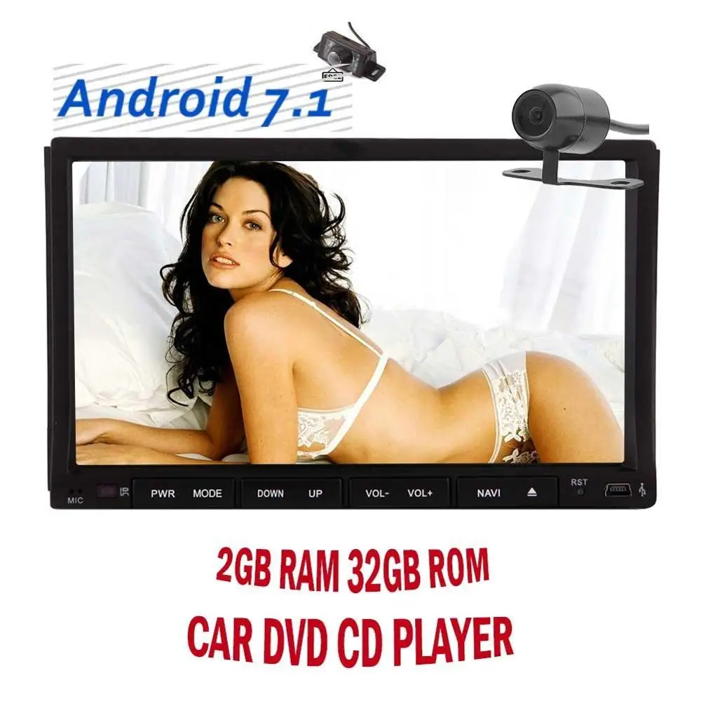 7 &quot2 Din Android 1 автомобильный навигационный стерео 8 Core мультимедийный AM/FM радио WI FI