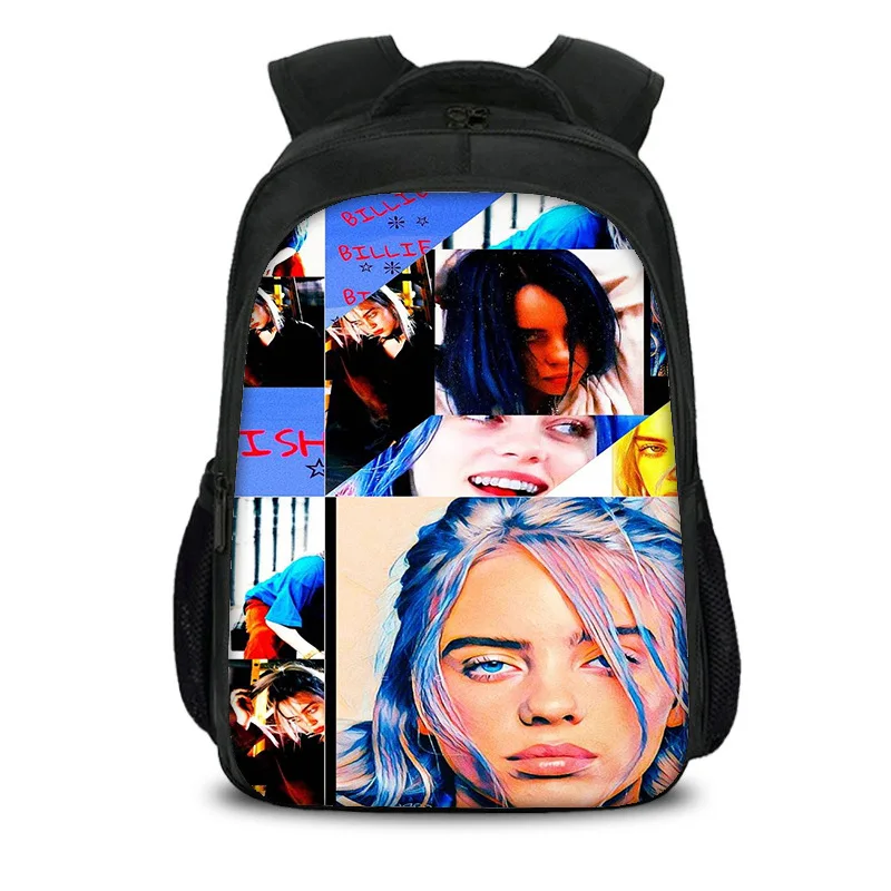 16 дюймов школьные ранцы для мальчиков и девочек рюкзаки Billie Eilish рюкзак для ноутбука подростковый рюкзак для путешествий сумка Bolsa Escolar - Цвет: 20