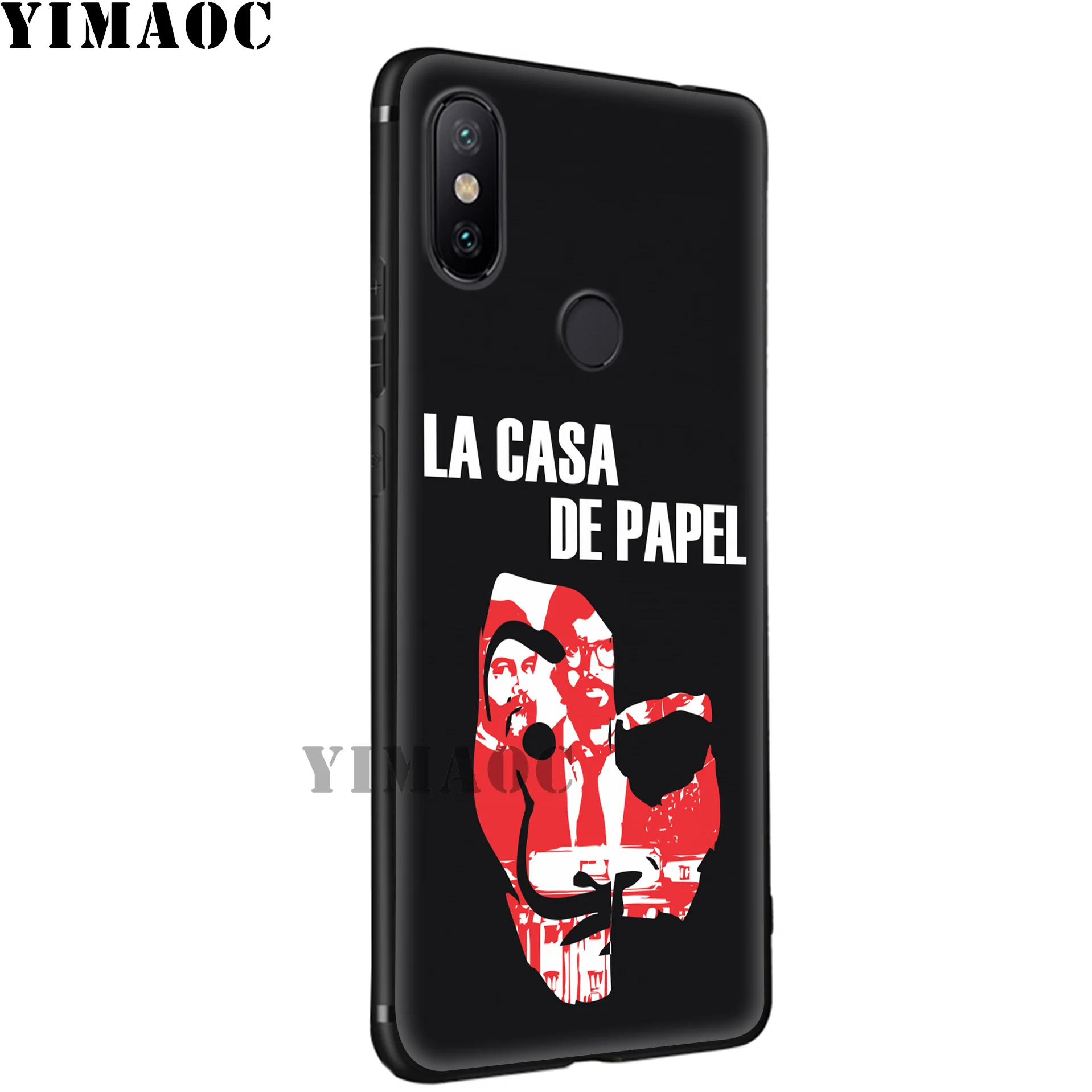 YIMAOC La Casa De Papel Soft Case for Xiaomi Mi 9T 9 8 Se 6 MAX 3 A1 A2 Lite MiA1 MiA2 CC9E CC9 6X 5X POCOPHONE F1 |