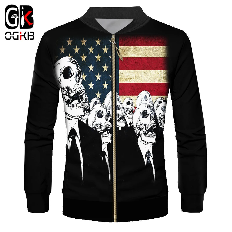 Крутая куртка OGKB в стиле Харадзюку с принтом комиксов американская Ретро модель