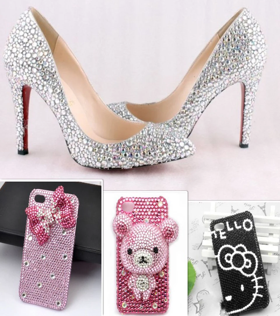 Горячая Распродажа черный кристалл 1000 шт./2500 шт. разные размеры стразы с утюгом