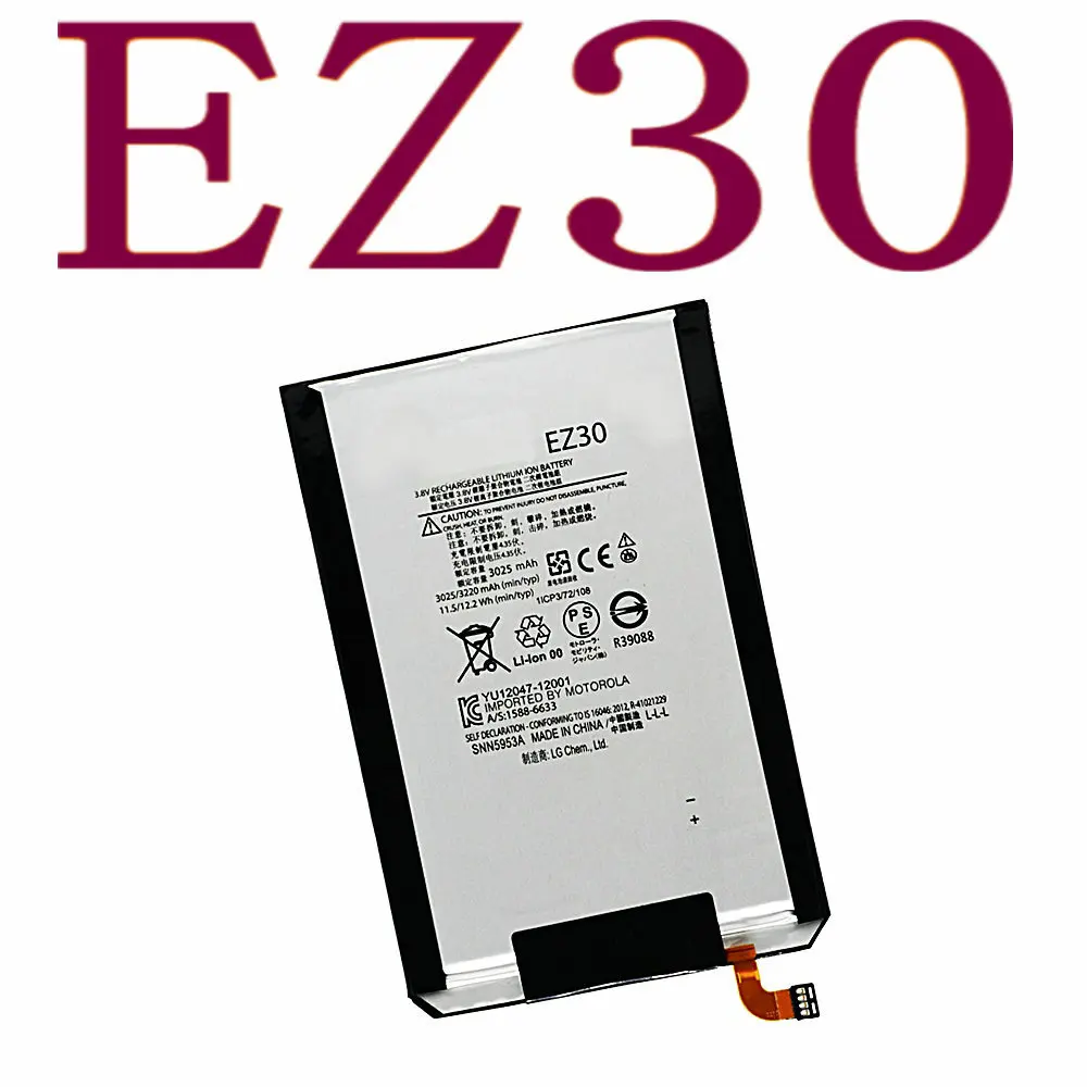 Аккумулятор EZ30 емкостью 3220 мА/ч для Motorola Nexus 6 Google battery XT1115 XT1110 Nexus6 для смартфонов, высококачественный сменный аккумулятор