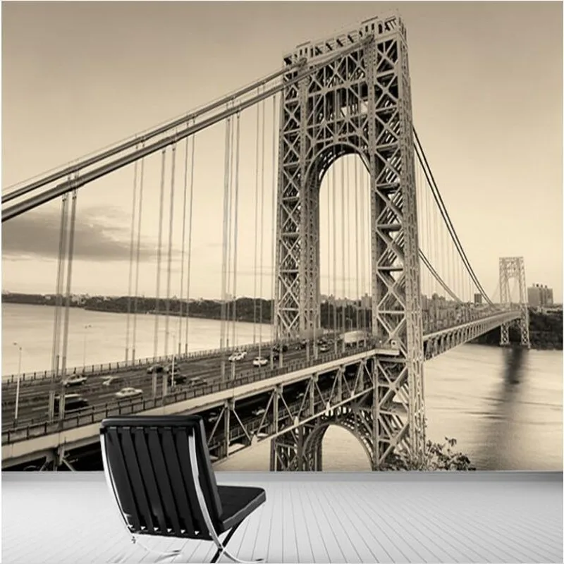 Большой фон для фотосъемки wellyu фотообои в стиле ретро спальни ТВ - купить по