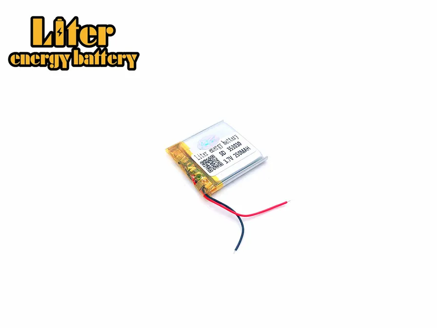 5 шт. литий полимерные аккумуляторы 333030 353030 250 мАч 3 7 в|3.7v lithium polymer battery|lithium batterypolymer