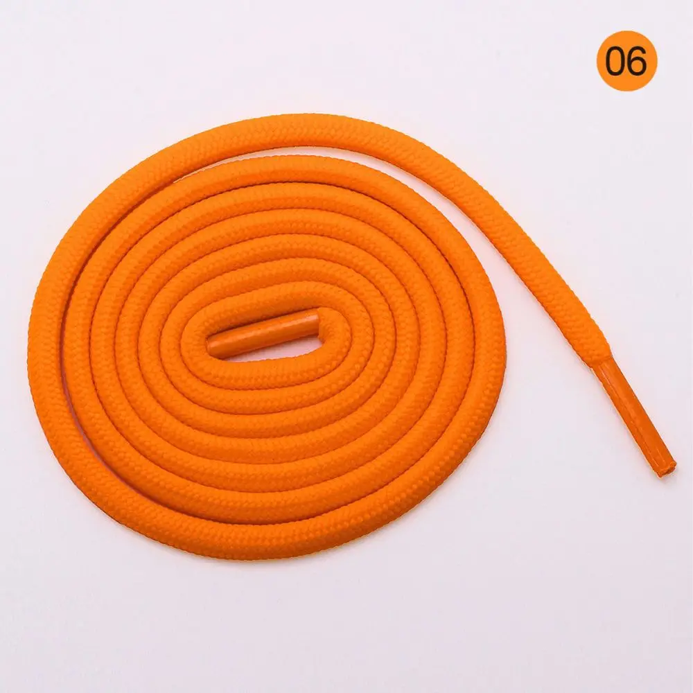 orange 1 пара 100 см вощенный шнур цветной полиэфирные шнурки для ботинок одноцветное шнурки для обуви загрузки шнурки для спортивной обуви Шнур - Цвет: orange