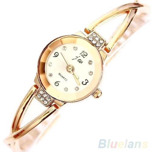 Для женщин с покрытием из розового золота браслет со стразами сплава круглые