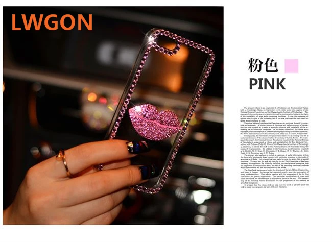 Корпус для OPPO R9 Plus R9s плюс R11 R11s роскошный украшенный алмазами Даймонд розового