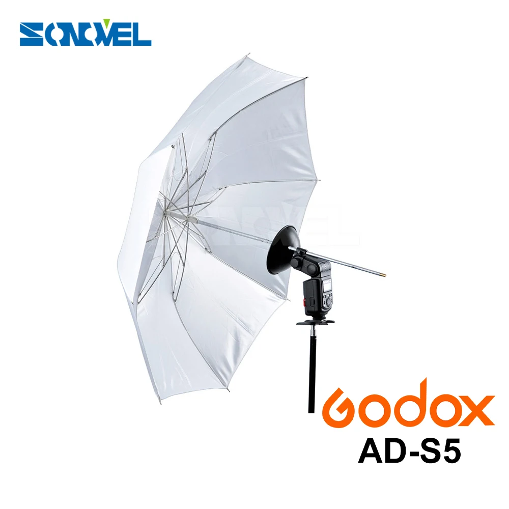 Godox AD S5 37 &quotстудийная вспышка полупрозрачная белая фотовспышка мягкий зонт для