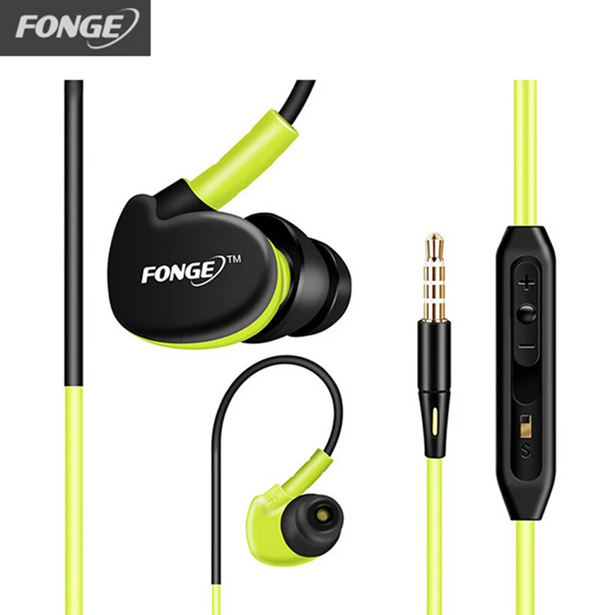 FONGE Hifi Проводные лучшие наушники гарнитура в ухо для телефона iPhone Samsung с