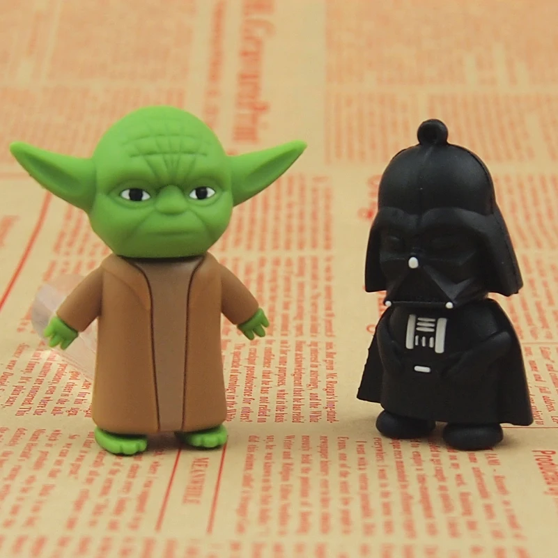 Звездные войны стиль USB flash милый мультяшный флеш накопитель 4 Гб Флешка 8 ГБ 16 32 2 0