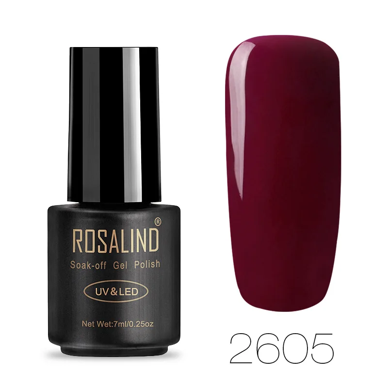 RA2605 ROSALIND гель лак набор для наращивания ногтей Vernis Полупостоянный все для маникюра Базовое покрытие ногтей УФ-гель для ногтей - Цвет: RA2605