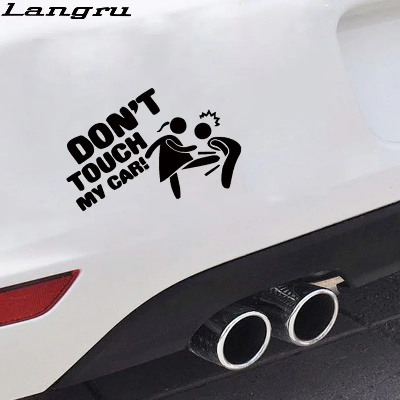 Langru автомобильный Стайлинг для Don't Touch My Car Lady Edition забавная персональная