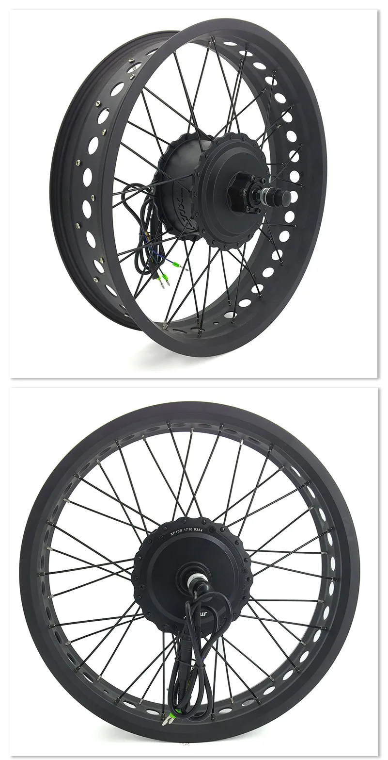48 В 350 Вт Fat bike e-bike kit комплект для переоборудования электрического велосипеда мотор 2" 26" колеса MXUS бренд XF15-Fat для вилки 175 мм