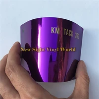 high quality stretchable purple chrome vinyl film foil for car wrapping bubble free