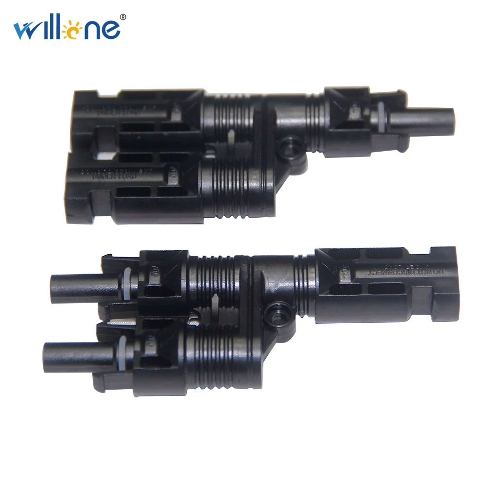 2 пары бесплатная доставка T образный коннектор Willone солнечной системы|Запасные