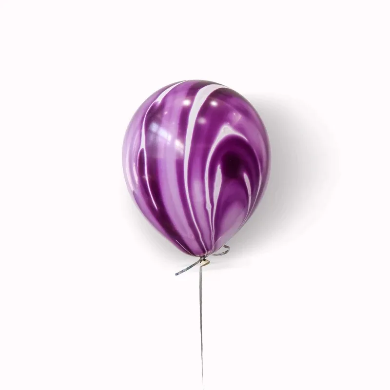 purple 6 шт. 12 дюймов воздушные шары Цвета Агата красочные латексные для детского душа день рождения Декор Свадебные украшения принадлежности детские игрушки - Цвет: purple
