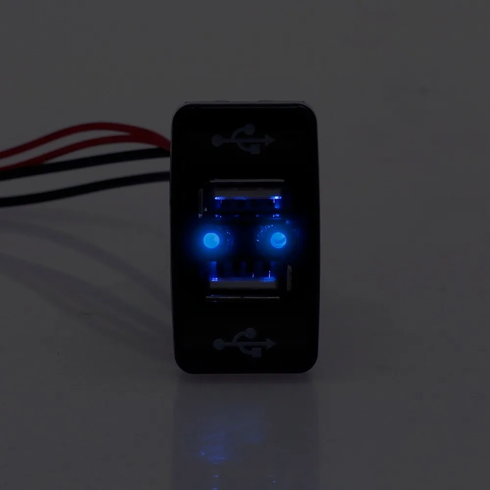 AUTOUTLET 1.2A/2.1A двойной порт 2 USB 12V в гнездо автомобиля Зажигалка зарядное устройство