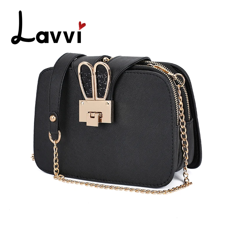 2018 брендовые дизайнерские Новый ремешок-цепочка металлик заячьи ушки Diamond PU