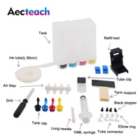 aecteach diy ciss ink tank system for hp123 for hp 123 xl cartridge deskjet 1110 2130 2132 2133 2134 3630 3632 3637 3638 printer