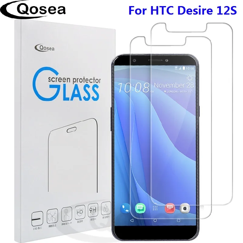 (2 упак. К.) телефон экран протектор для htc Desire 12 S закаленное стекло 2.5D 9h ультра