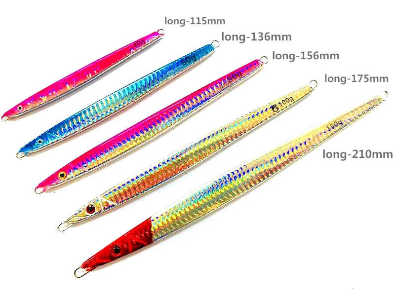 GYFISHING 5 шт. 40g60g80g100g150g лучшие приманки для ловли окуня металлический джиг с