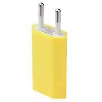 Новинка, быстрая зарядка 3,0 USB, европейский стандарт, Универсальная Мода, темная зарядка на голову, для телефона, планшета, быстрое зарядное устройство, адаптер, быстрая - Цвет: Yellow
