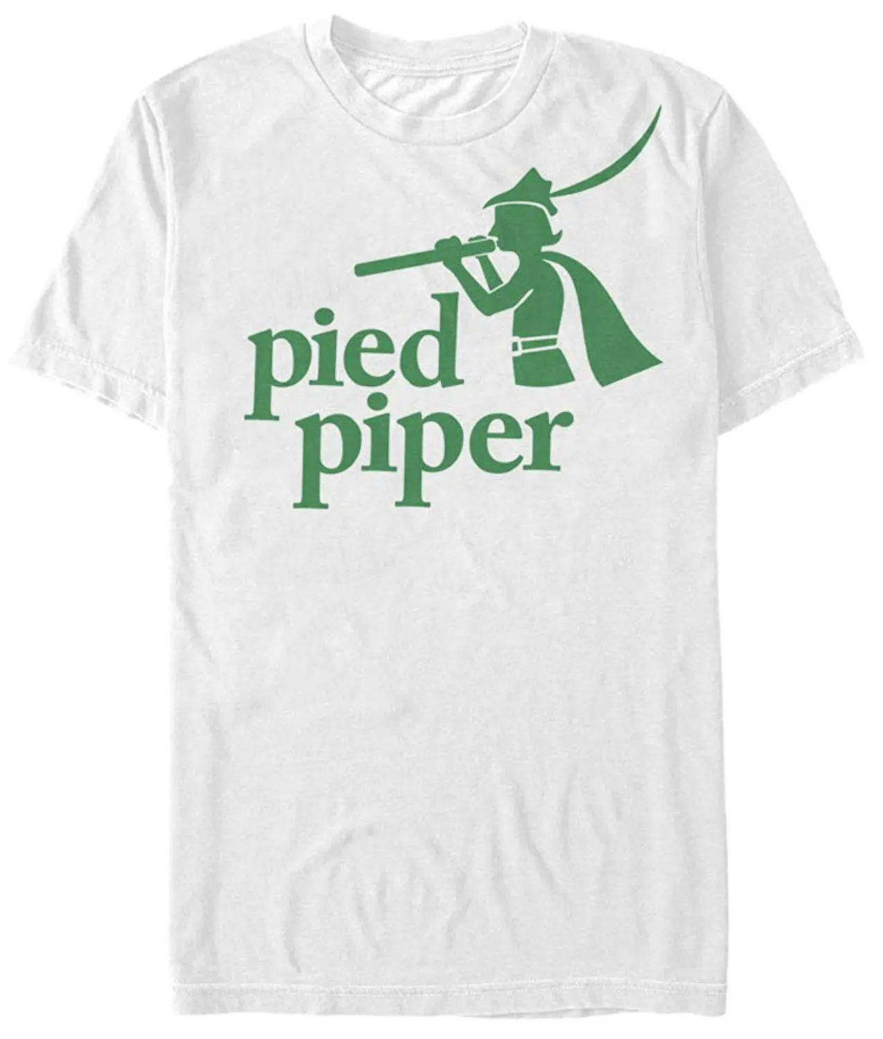 Мужская дешевая футболка Кремниевая долина Pied Piper Logo белая футболка|Футболки| |