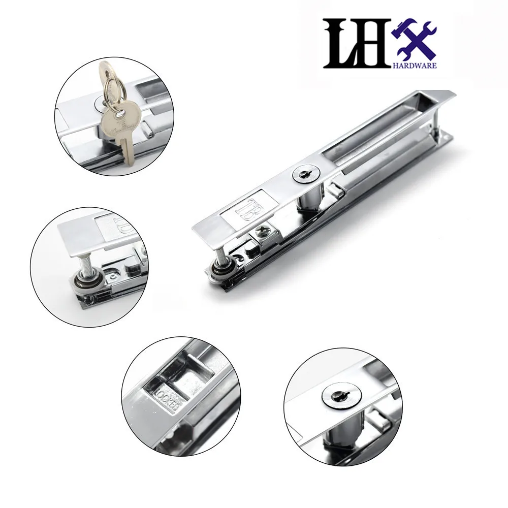 CMMS240 оборудование цинковый сплав Современная раздвижная Межкомнатная дверь