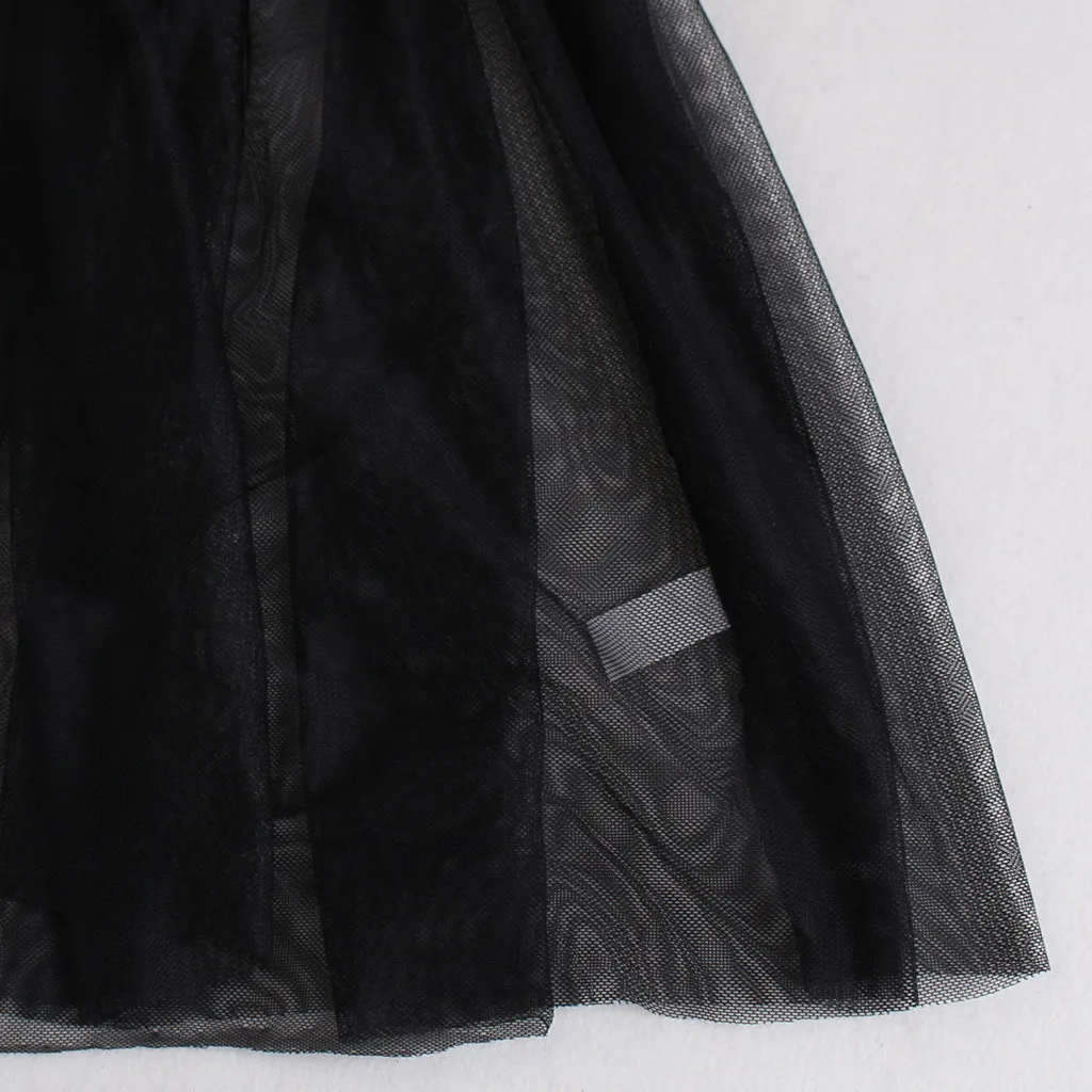 

Black white Lace Nightgown Women Sexy Mesh Pespective Sexy Lingerie Nightdress Flare Long Sleeve V-Ncke Mini Sleepwear