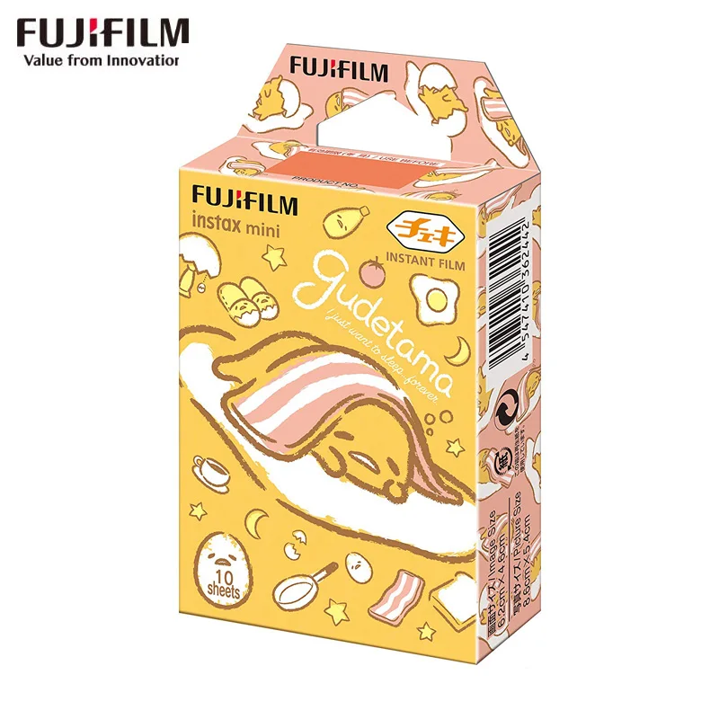 Фотобумага Gudetama Fujifilm Instax Mini для мгновенной печати фотобумага 9 8 + 7s 7c 90 70 25 50s