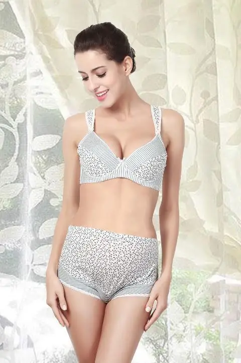 2014 Women Pure Cotton Wire Free Adjustable Strap Maternity &amp Nursing Bra Underwear Multi Color 4X NY142 | Мать и ребенок