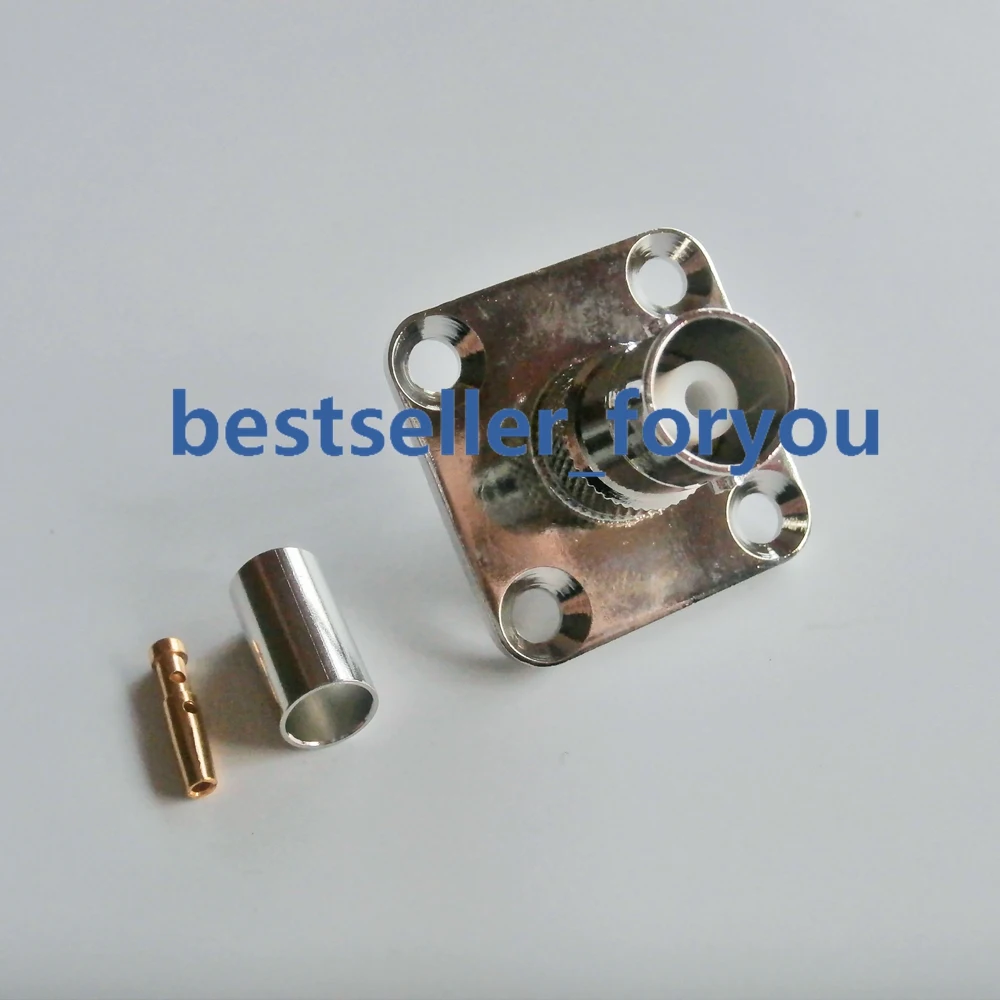 BNC Женский Q9 обжимной для RF коаксиальный радиочастотный соединитель монтажный