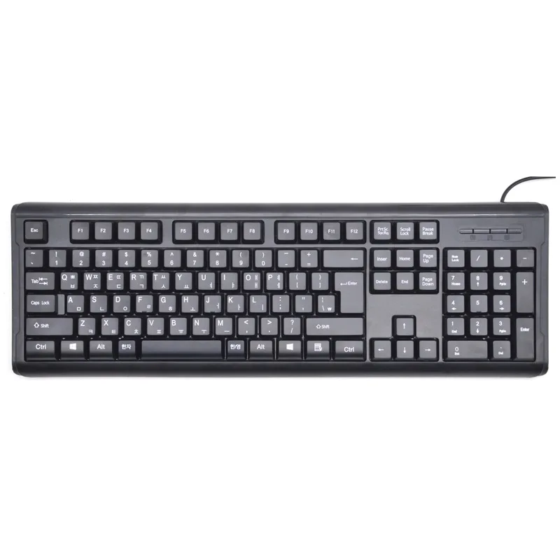 Sunrose клавиатура USB Проводная Корейская Клавиатура Стандартная 106 клавиш текст