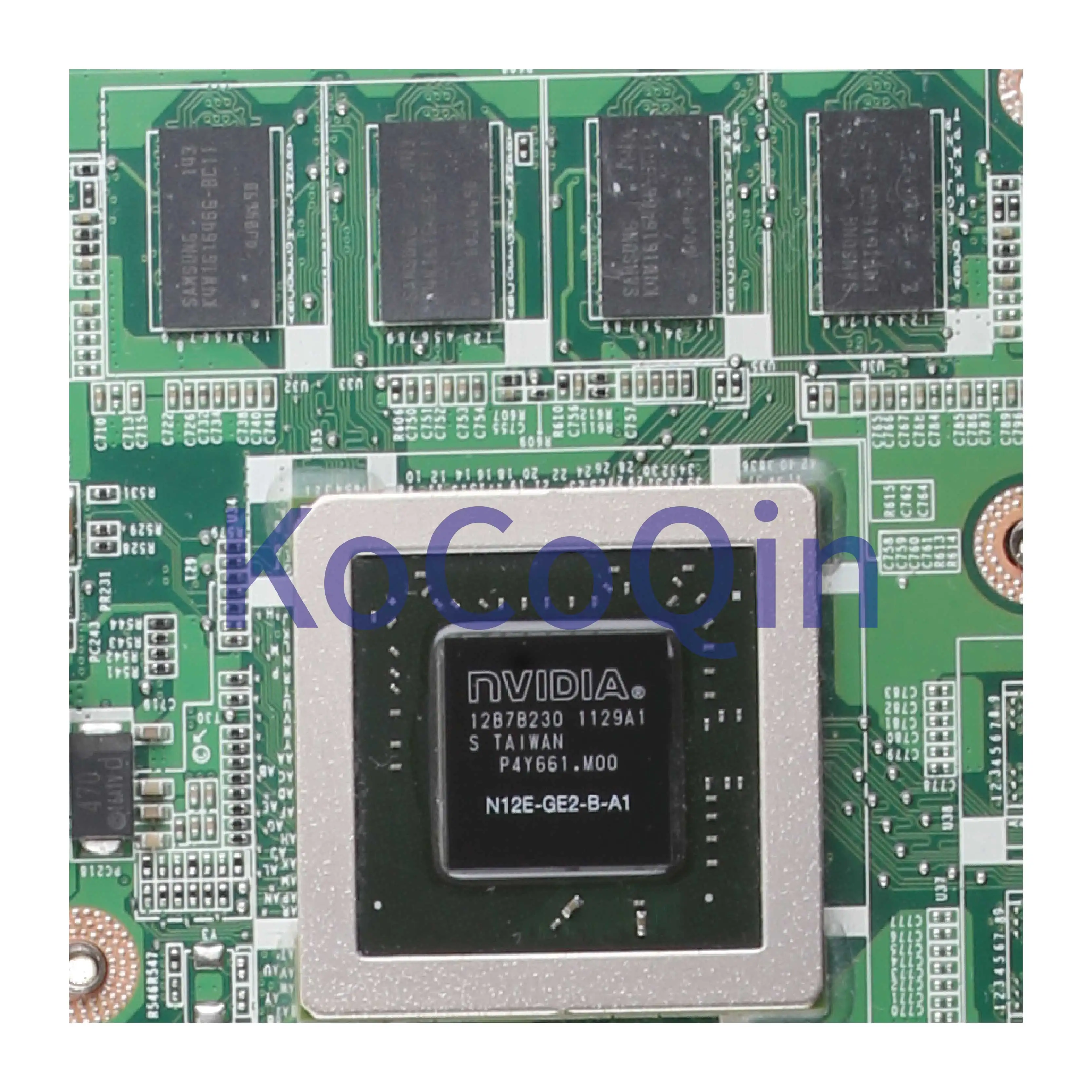 

KoCoQin Laptop motherboard For DELL XPS 17R L702X 3D Mainboard CN-0P4N30 0P4N30 DAGM7MB1AE1 N12E-GE-B-A1 RAM 1G HM67