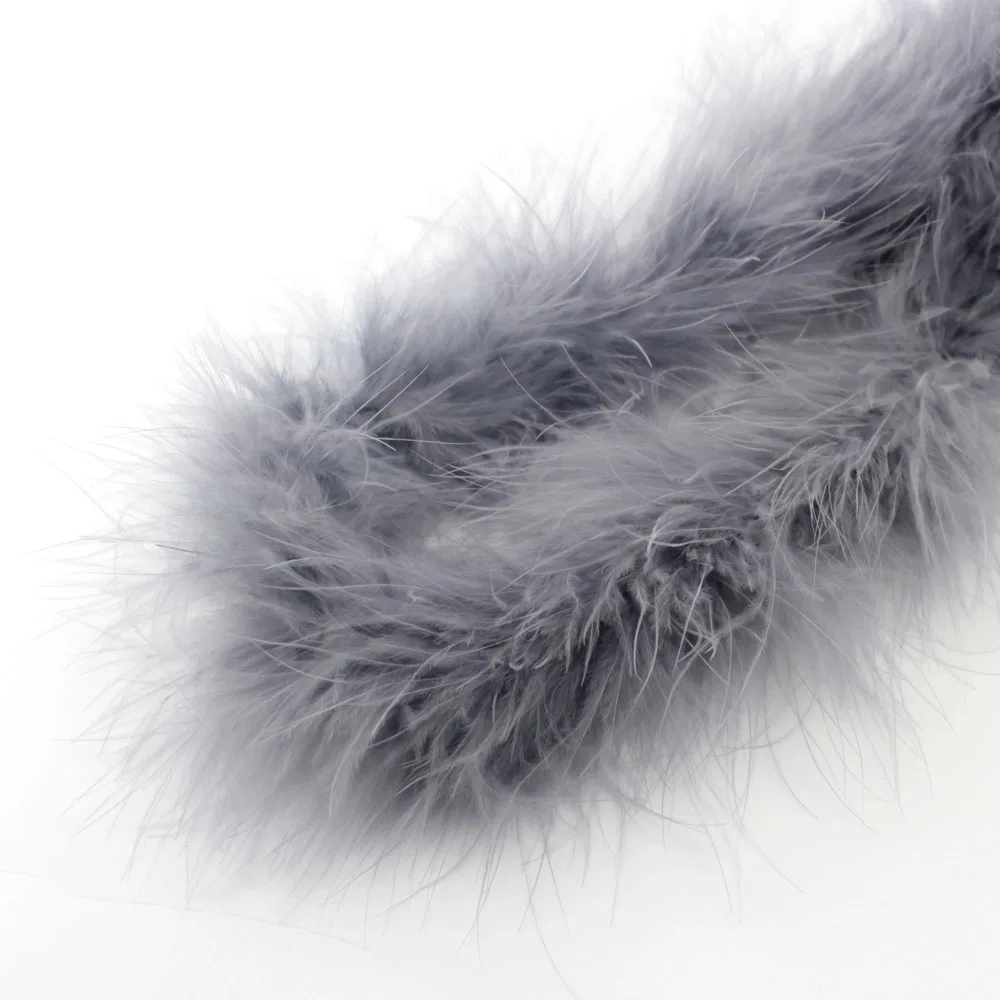 Полоска для волос из натурального пера индейки 190 см | Украшения и аксессуары