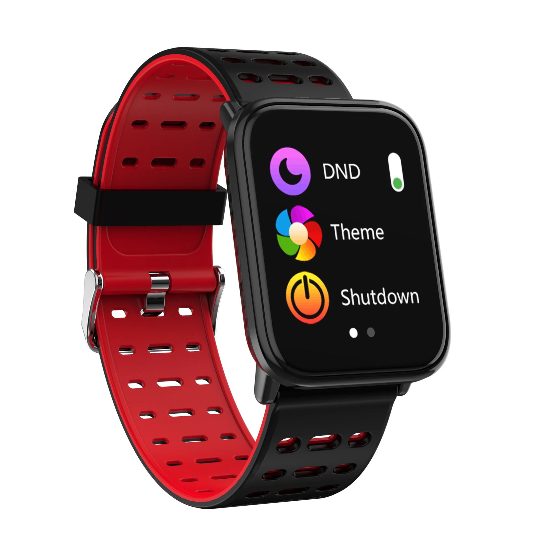 OGEDA мужские Смарт часы Smartband фитнес браслет большой сенсорный экран OLED сообщение