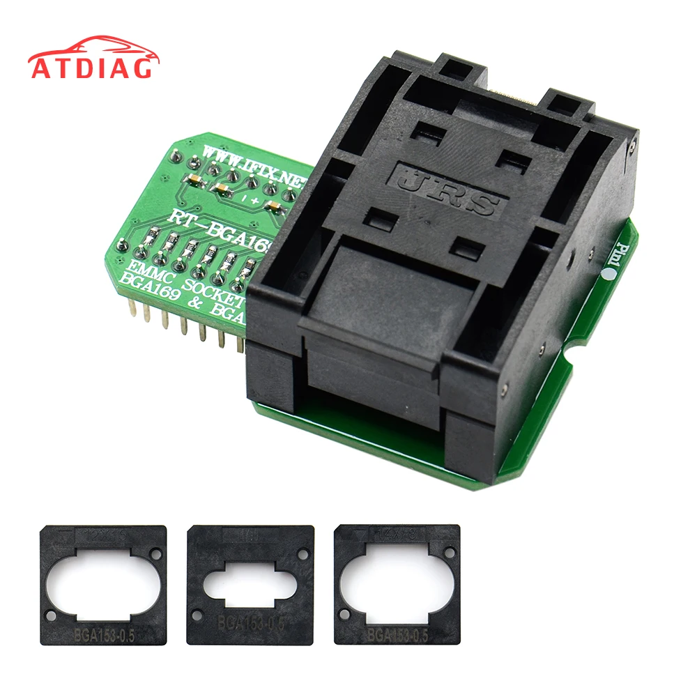 Бесплатная доставка адаптер EMMC V2.2 для BGA169/BGA153 с 3 блоками BGA программатора RT809H| |