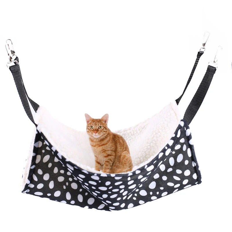 4 цвета Зимний теплый подвесной коврик для кошки мягкий и удобный гамак кровать