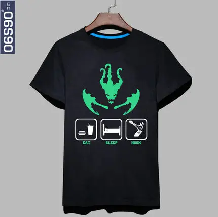 Мягкая ручка Soul lock the warden Thresh shirt профессиональная Лига pubg shirt D. va Мужская Женская футболка