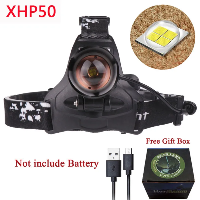 E Z90 Litwod 2808 XLamp XHP70.2 светодиодный 32 Вт zoom светодиодный налобный фонарь 4292lm лучший яркий Мощный налобный фонарь - Испускаемый цвет: E
