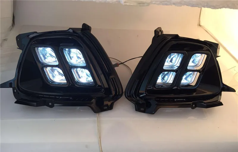 Четыре режима для глаз светодиодные дневные ходовые огни автомобильный Стайлинг