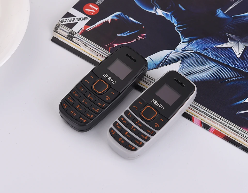 Телефон SERVO S09 0,66 дюймов маленький экран мини мобильный телефон Bluetooth Dialer Bluetooth наушники с низким уровнем радиации GSM мобильный телефон