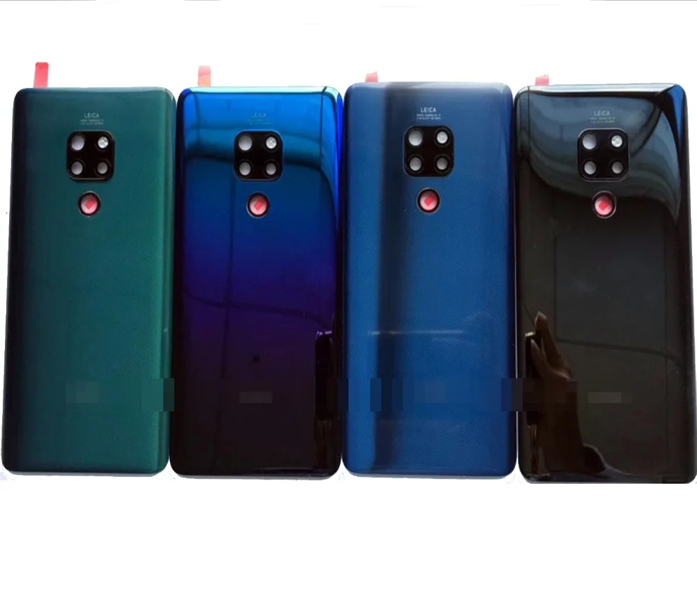 Оригинальная новая 6,5" для huawei mate 20 HMA-AL00 HMA-L09 HMA-L29 Стекло задняя дверь Корпус Батарея дверь задняя крышка+ клей