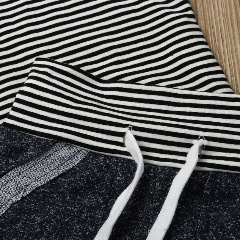Summer baby boy clothes Newborn Infant Baby Boy Stripe T shirt Tops Shorts Pants Outfit Clothes Set roupas infantis menino 6-24M |