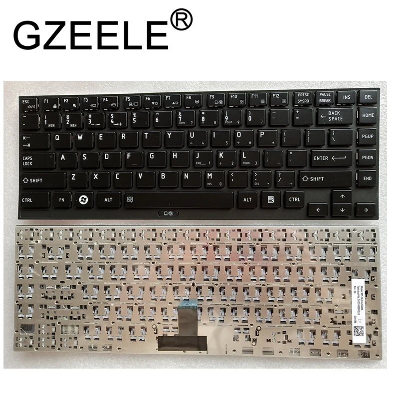 GZEELE США новая американская английская клавиатура для ноутбука Toshiba Portege R930 R935