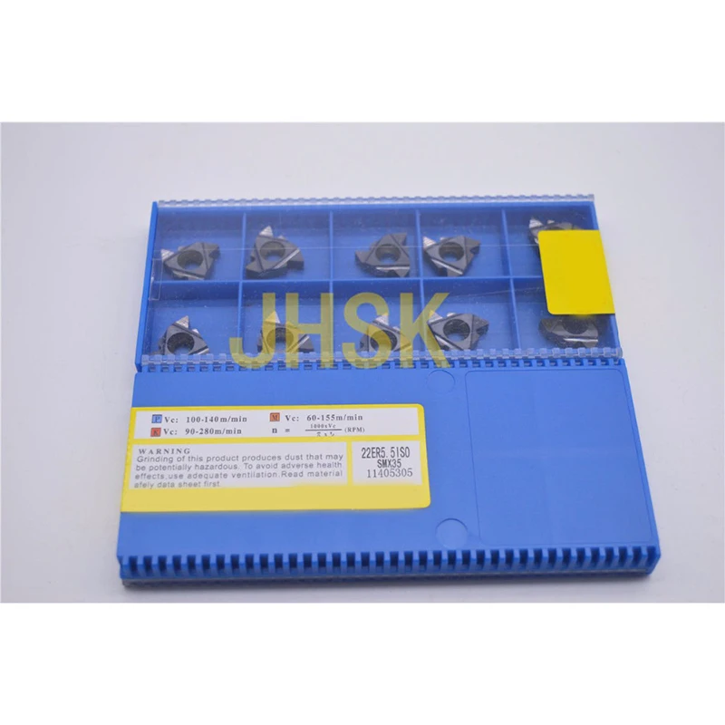 

5pcs SUPER/METALLOY 22ER5.5 iso SMX35 for steel parts processing stainless steel